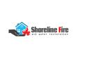 Shoreline fire and water restoration logo